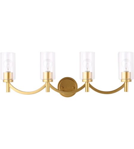 Eglo 203753a Devora 4 Light 31 Inch Antique Gold Bath Pertaining To Most Popular Antique Gold 13 Inch Four Light Chandeliers (View 13 of 20)