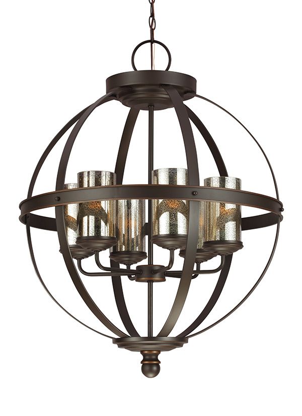 Favorite Six Light Chandeliers Intended For 3110406ble 715,six Light Chandelier,autumn Bronze (View 6 of 20)