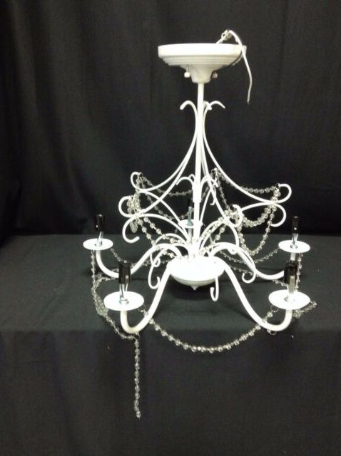 Latest Pottery Barn Kids Mia Flushmount Chandelier Light Throughout White And Weathered White Bead Three Light Chandeliers (View 4 of 20)