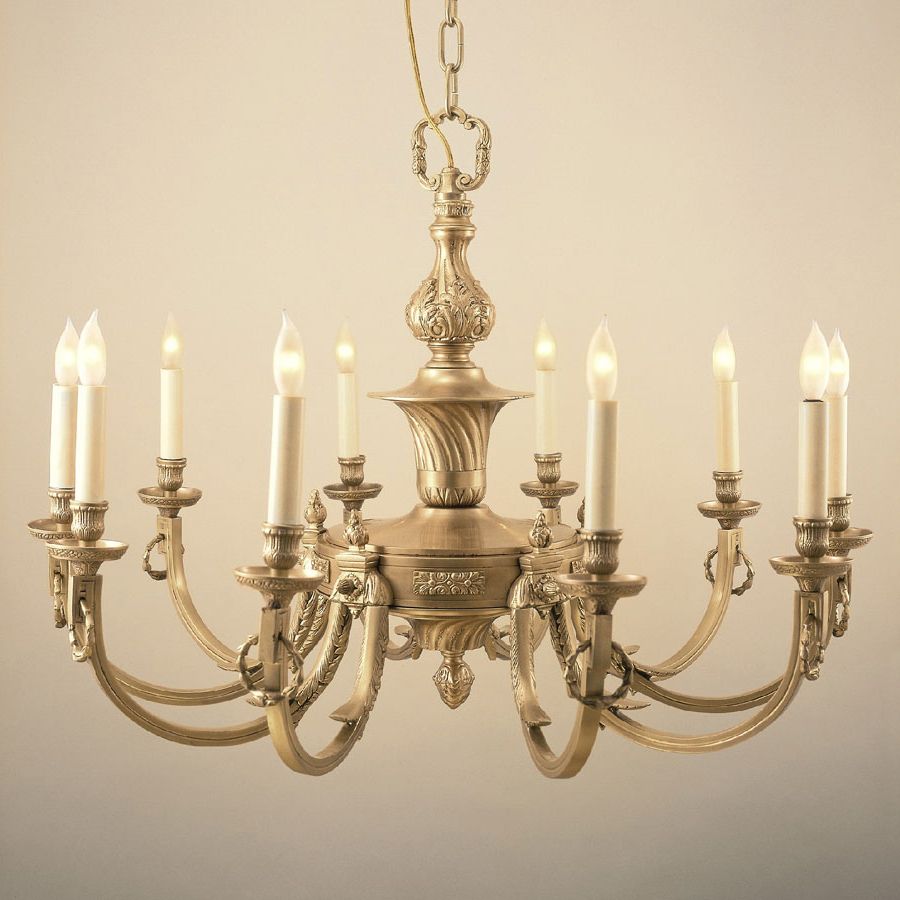 Most Recently Released Antique Brass Seven Light Chandeliers Inside Jvi Designs 570 Traditional 32 Inch Diameter 10 Candle (View 1 of 20)