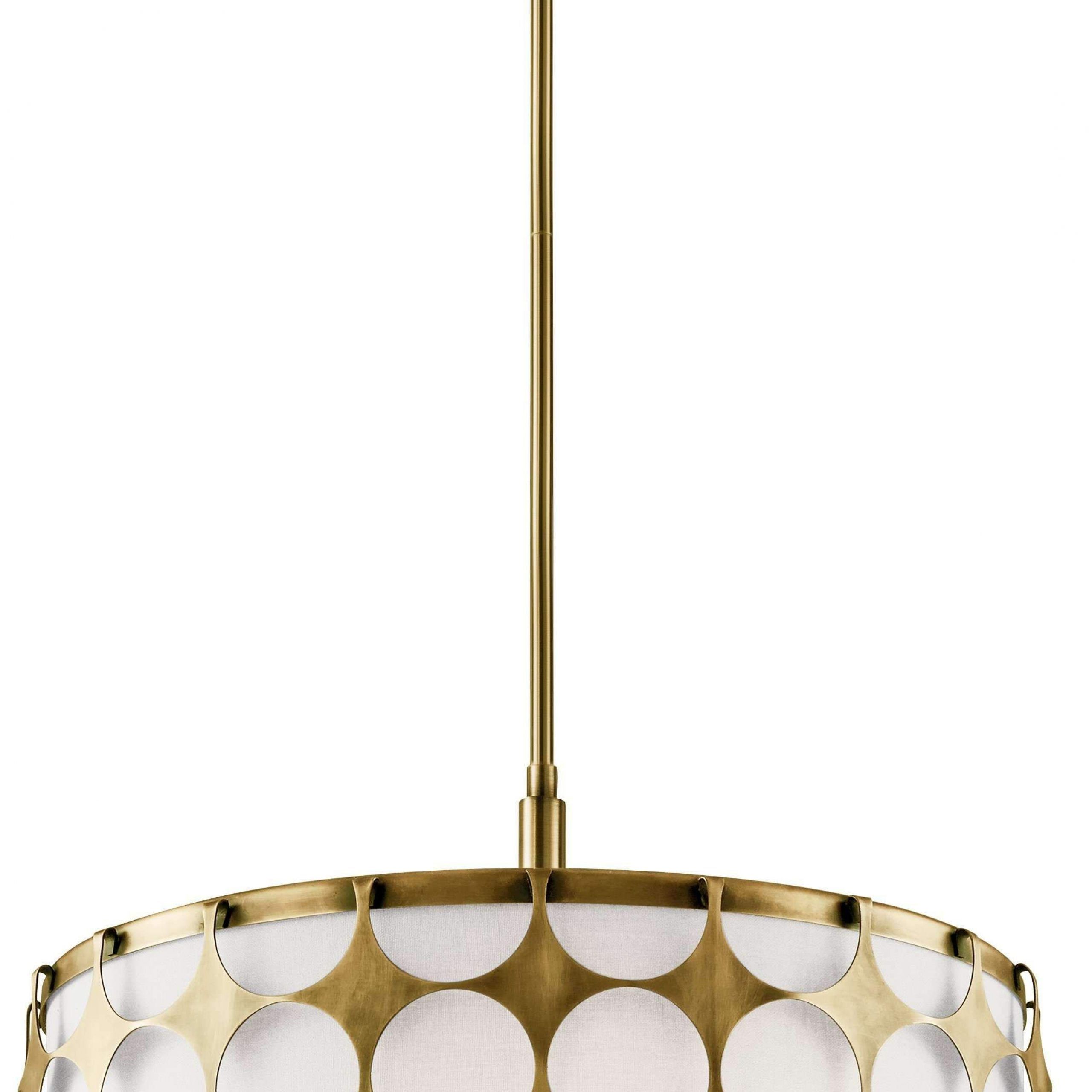 Pendant Lighting Pertaining To Most Current Natural Brass 19 Inch Eight Light Chandeliers (View 11 of 20)