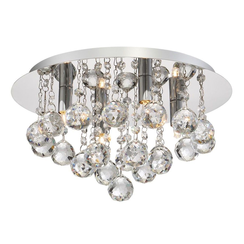 Polished Chrome Three Light Chandeliers With Clear Crystal Regarding Most Popular Quoizel Lighting Bordeaux With Clear Crystal Polished (View 17 of 20)