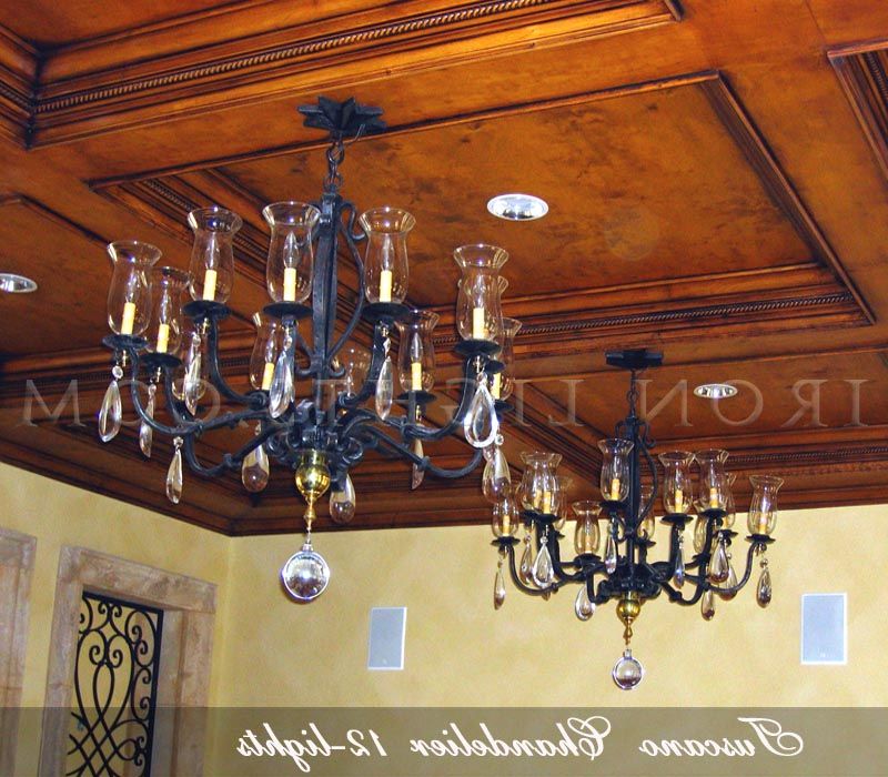Recent Rustic Chandelier – Chandeliers Wrought Iron – Black Iron With Regard To Rustic Black 28 Inch Four Light Chandeliers (View 14 of 20)