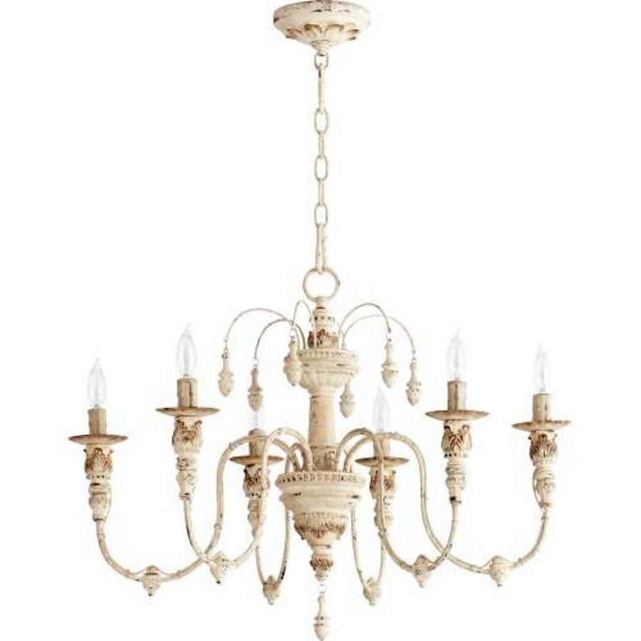 Well Known French White 27 Inch Six Light Chandeliers Throughout Shades Of Light Look Gustavian Horchow Parisian Light (View 8 of 20)