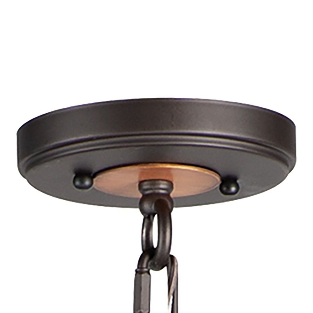 Well Known Oil Rubbed Bronze And Antique Brass Four Light Chandeliers Within Maxim Lighting Caspian Oil Rubbed Bronze / Antique Brass (View 7 of 20)