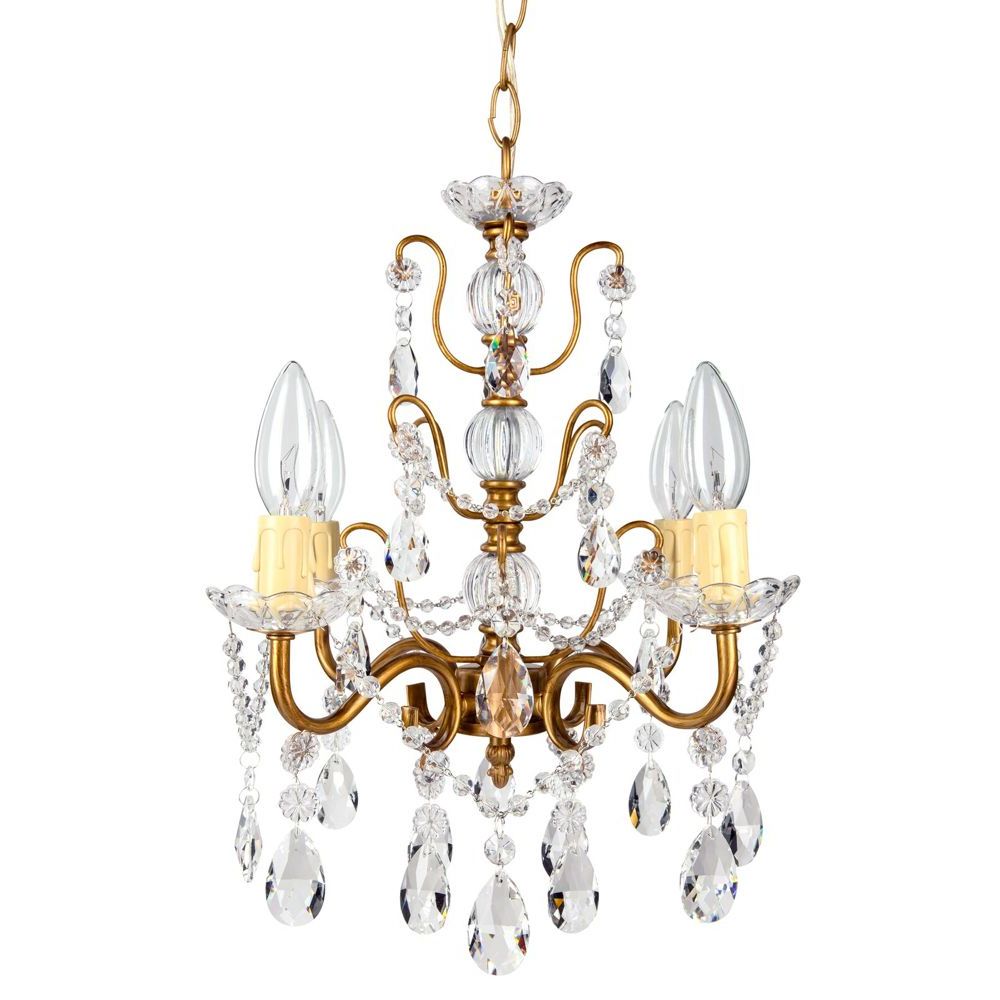 Well Liked Blanchette 4 – Light Candle Style Classic Chandelier Intended For Antique Gold 13 Inch Four Light Chandeliers (View 6 of 20)