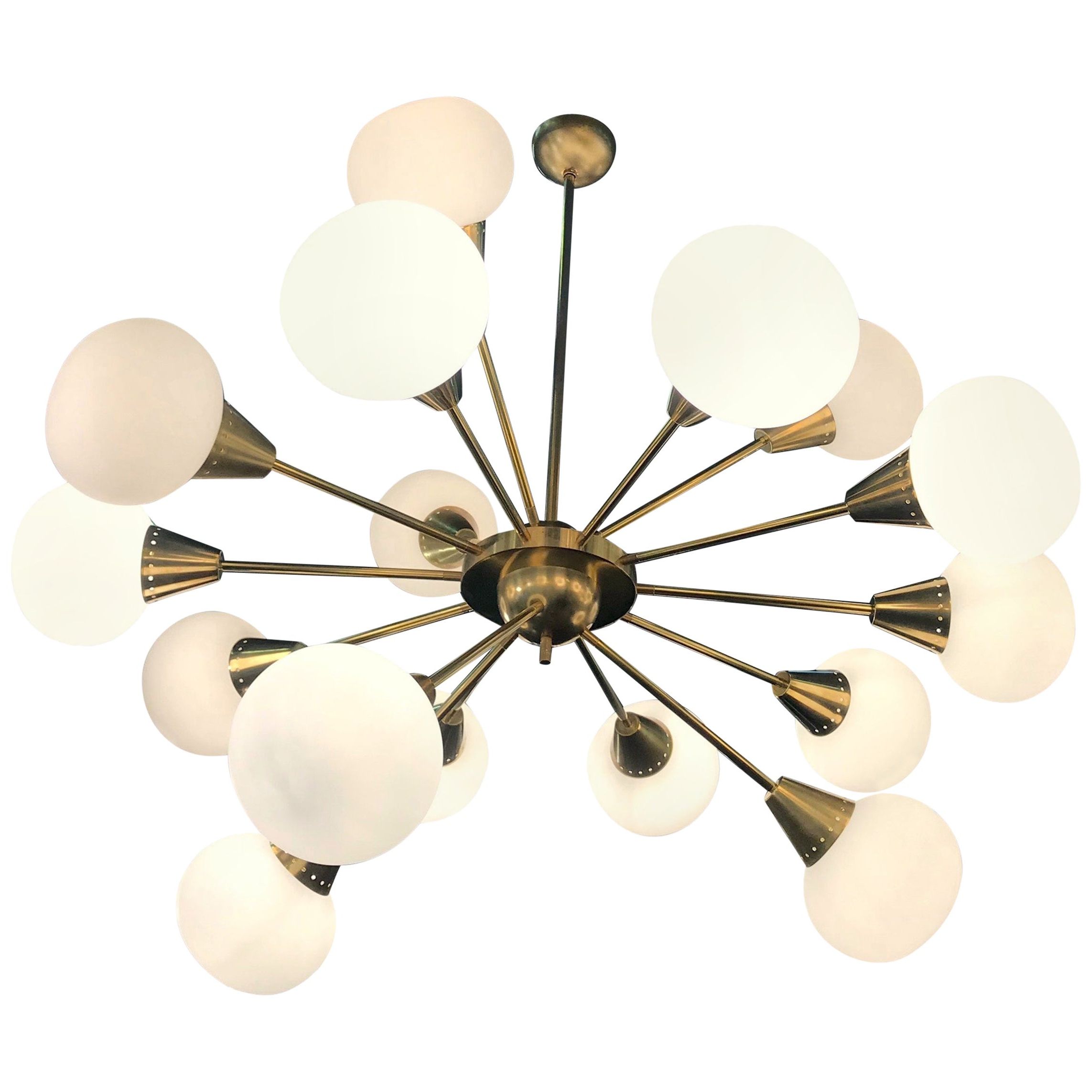2019 Inclused Glass Orb Brass Sputnik Chandelier For Sale At Pertaining To Gold And Wood Sputnik Orb Chandeliers (View 17 of 21)
