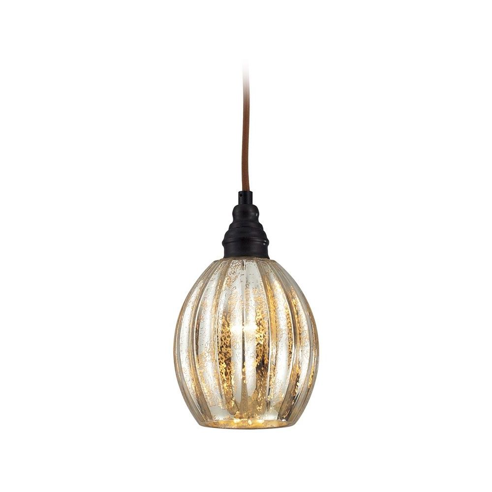 46007/1 Regarding Trendy Bronze With Clear Glass Pendant Lights (View 20 of 20)