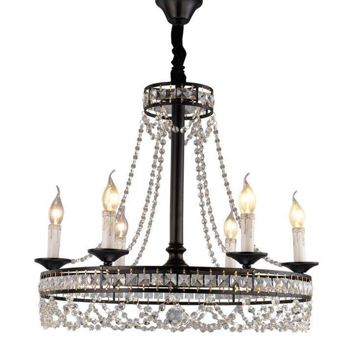 Black Wagon Wheel Ring Chandeliers With Newest Contemporary Wagon Wheel Chandelier Crystal Chandelier  (View 8 of 20)