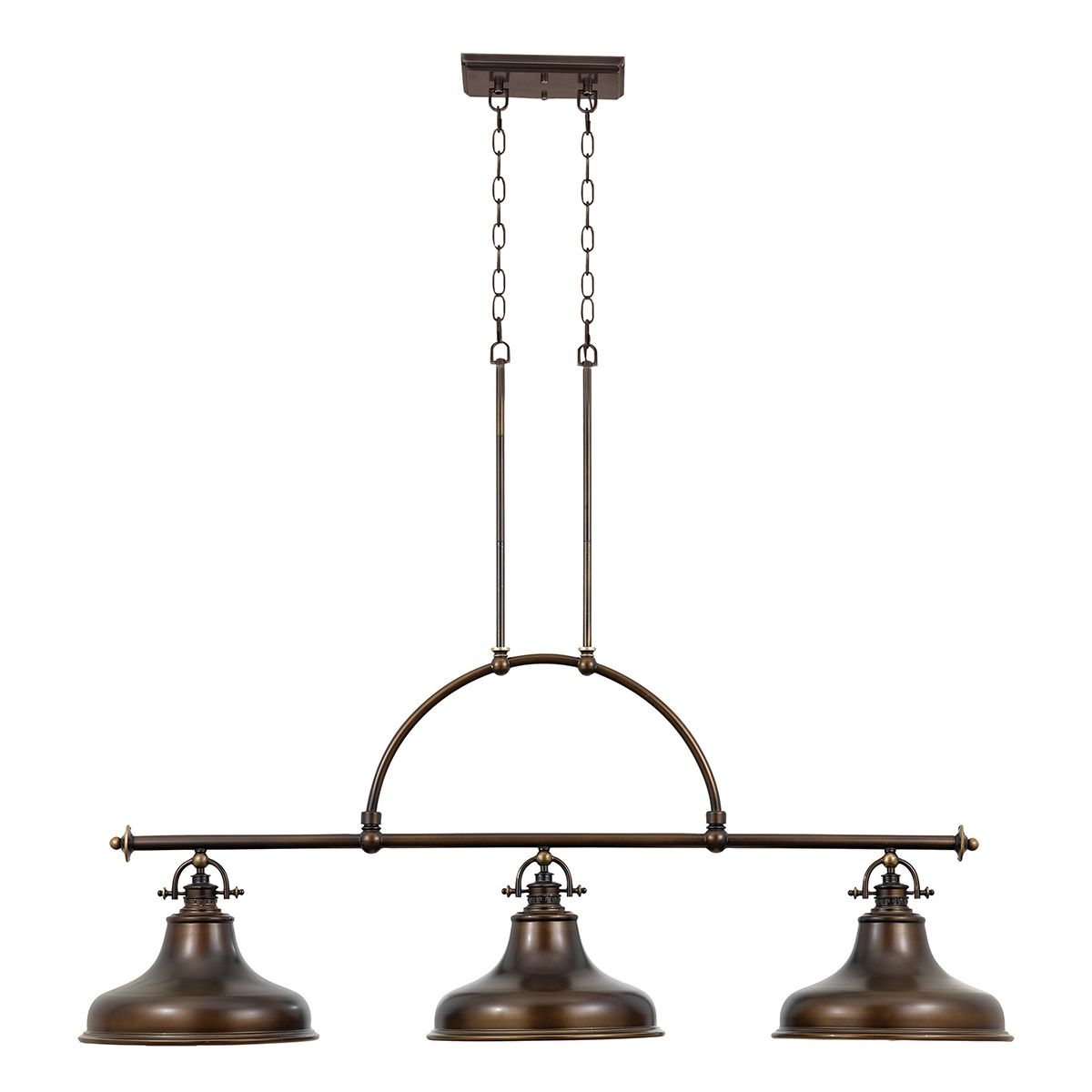 Bronze Kitchen Island Chandeliers Within Most Current 24763 – 3 Light Island Chandelier In Oil Rubbed Bronze (View 12 of 20)