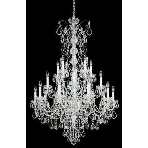 Century Silver 20 Light Clear Heritage Handcut Crystal In Most Popular Heritage Crystal Chandeliers (View 12 of 20)