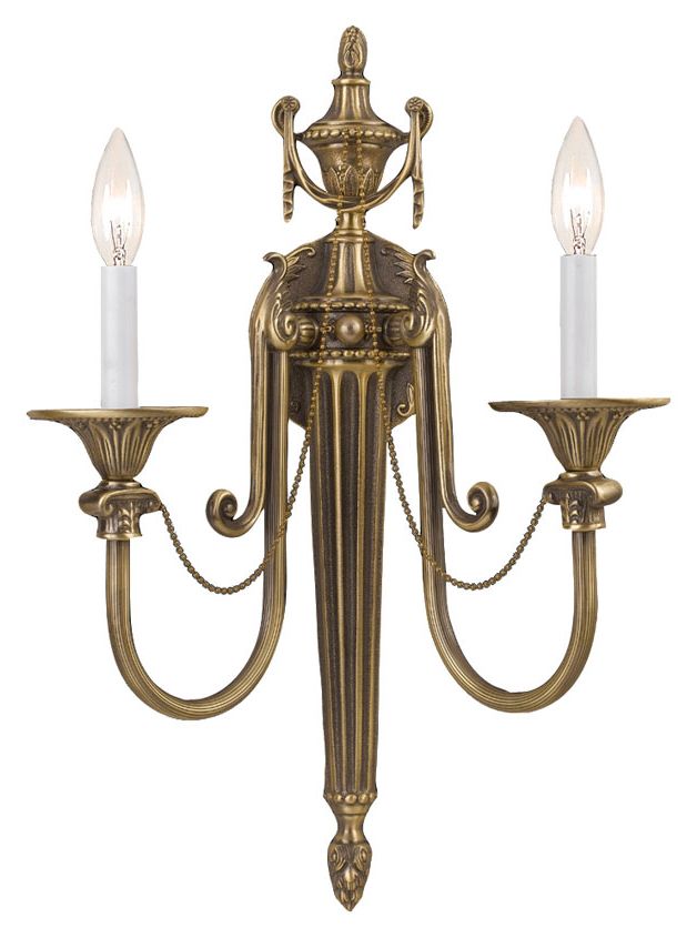 Crystorama 7002 Rb Arlington 2 Candle Roman Bronze Finish With Current Roman Bronze And Crystal Chandeliers (View 14 of 20)