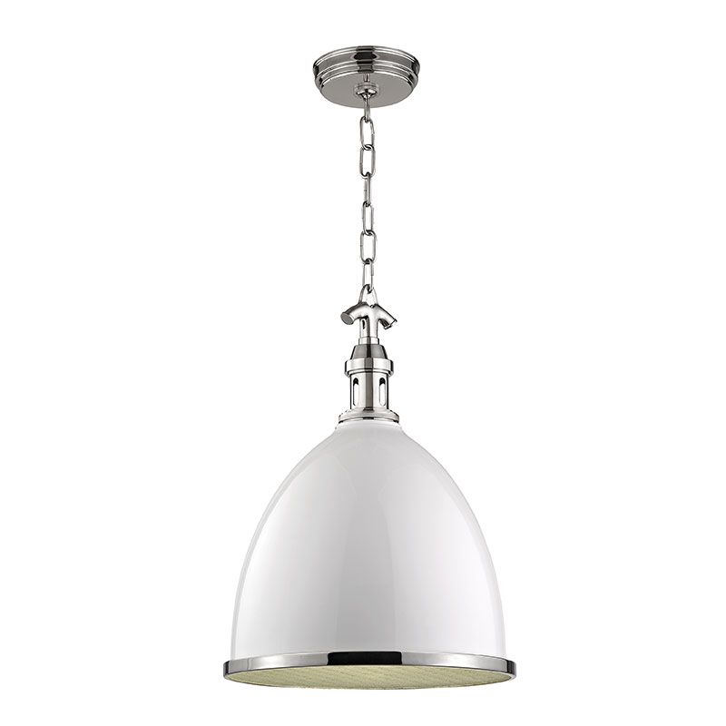 Famous Hudson Valley 7714 Wpn Viceroy Contemporary White/polished Within Polished Nickel And Crystal Modern Pendant Lights (View 4 of 20)