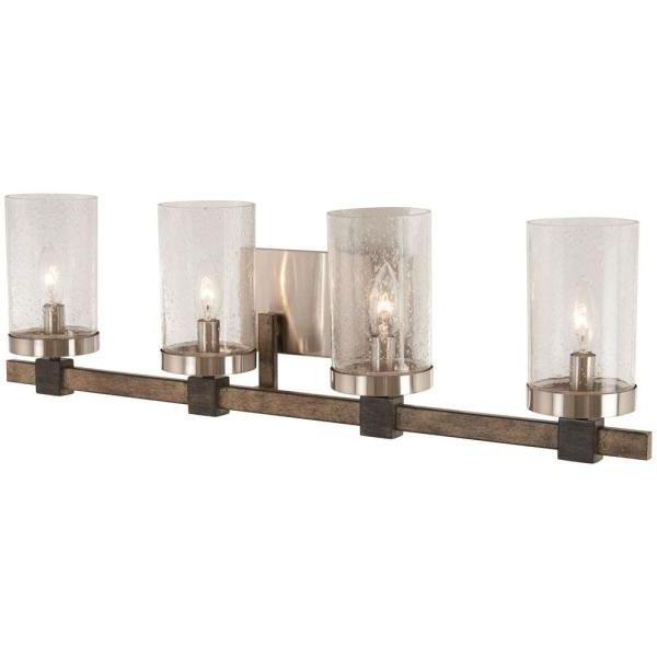 Favorite Minka Lavery Bridlewood 4 Light Stone Grey With Brushed With Regard To Stone Gray And Nickel Chandeliers (View 3 of 20)