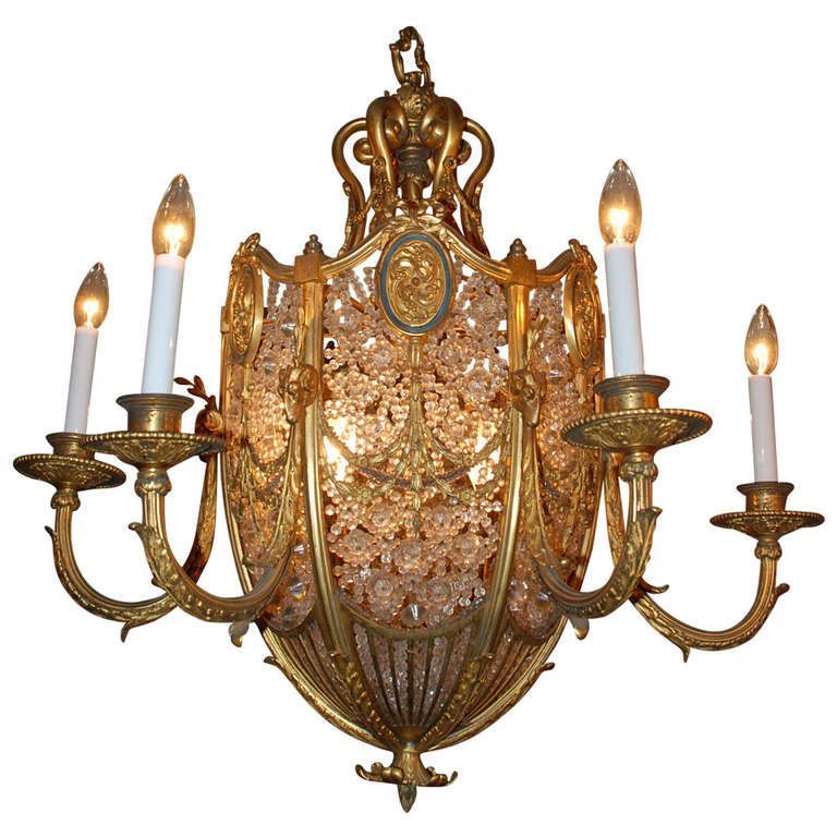 From A Unique Collection Of With Roman Bronze And Crystal Chandeliers (View 12 of 20)