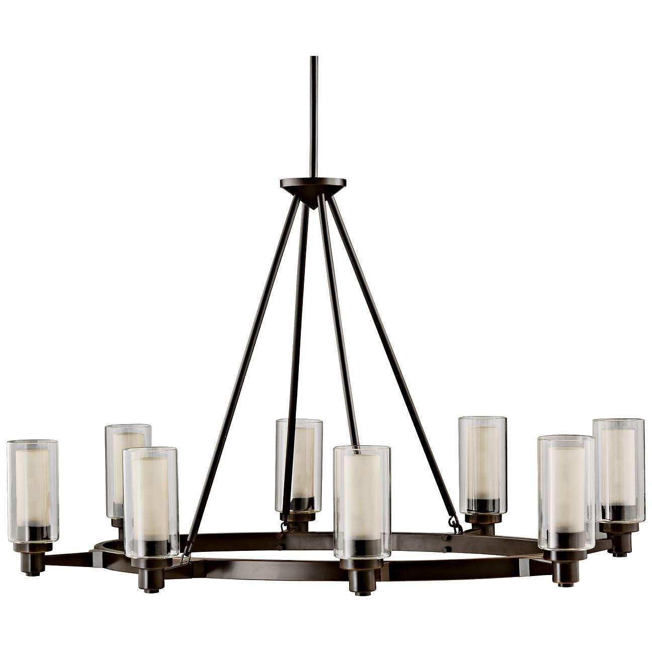Latest Bronze Oval Chandeliers Throughout Circolo Collection Olde Bronze 35 1/2" Wide Oval (View 1 of 20)