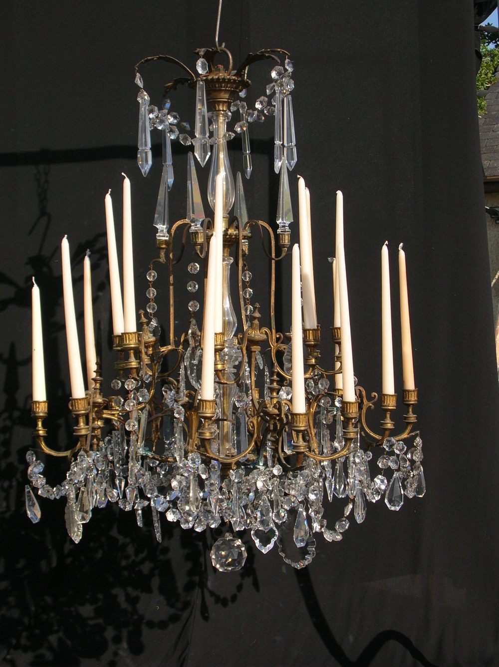 Most Recent Antiques Atlas – Antique 19th Century Crystal Chandelier Intended For Antique Brass Crystal Chandeliers (View 10 of 20)