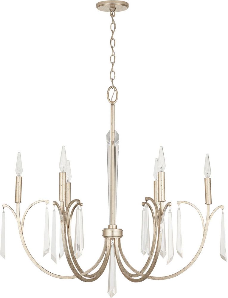 Most Recent Capital Lighting 437061wg Gwyneth Winter Gold 34 Inside Winter Gold Chandeliers (View 17 of 20)