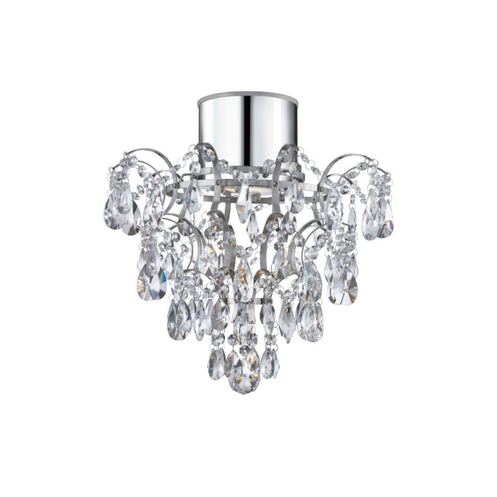 Most Recent Chrome And Crystal Led Chandeliers Inside Led Bathroom Chandelier K5 Crystals Ip (View 6 of 20)