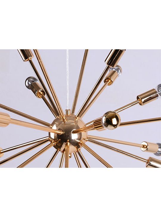 Most Recently Released Gold And Wood Sputnik Orb Chandeliers Intended For Sputnik Gold Chandelier (View 5 of 21)