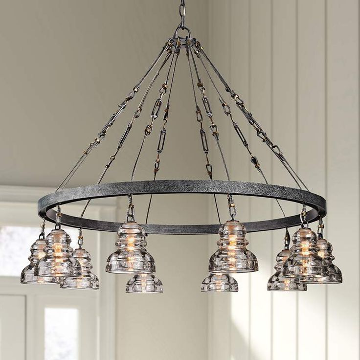 Most Up To Date Menlo Park 42 1/2" Wide Iron Brass Wagon Wheel Chandelier Within Brass Wagon Wheel Chandeliers (View 1 of 20)