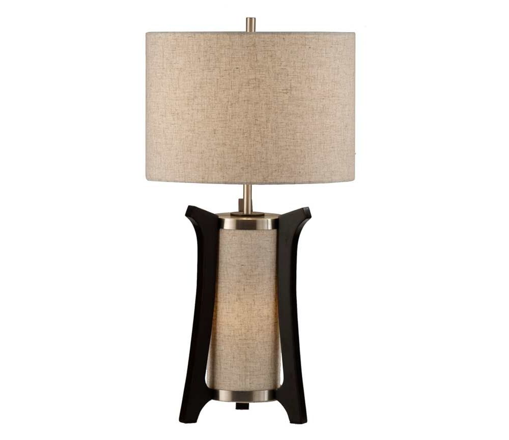 Oatmeal Linen Shade Table Lamp Nl (View 1 of 20)