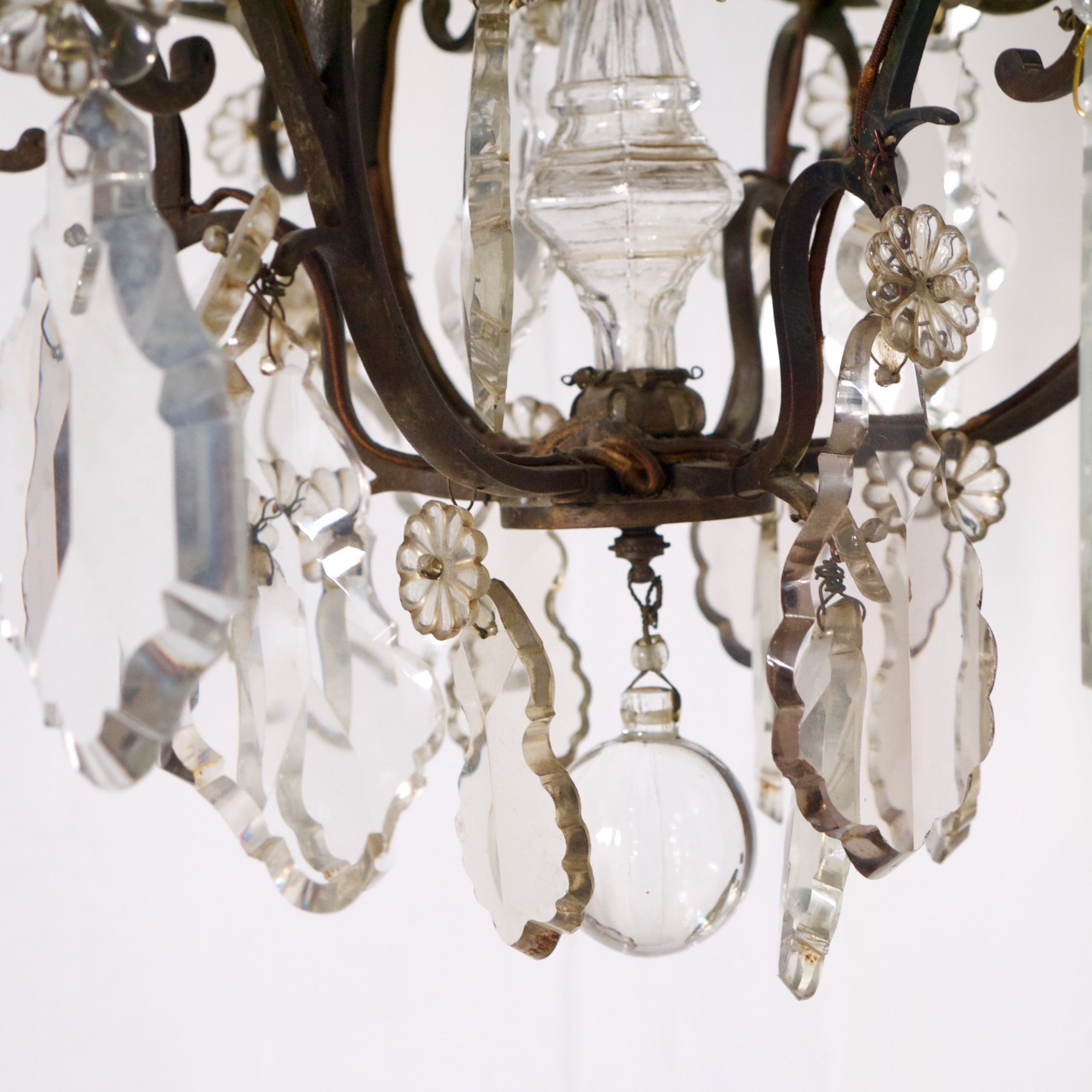 Omero Home Within Well Known Antique Brass Crystal Chandeliers (View 12 of 20)