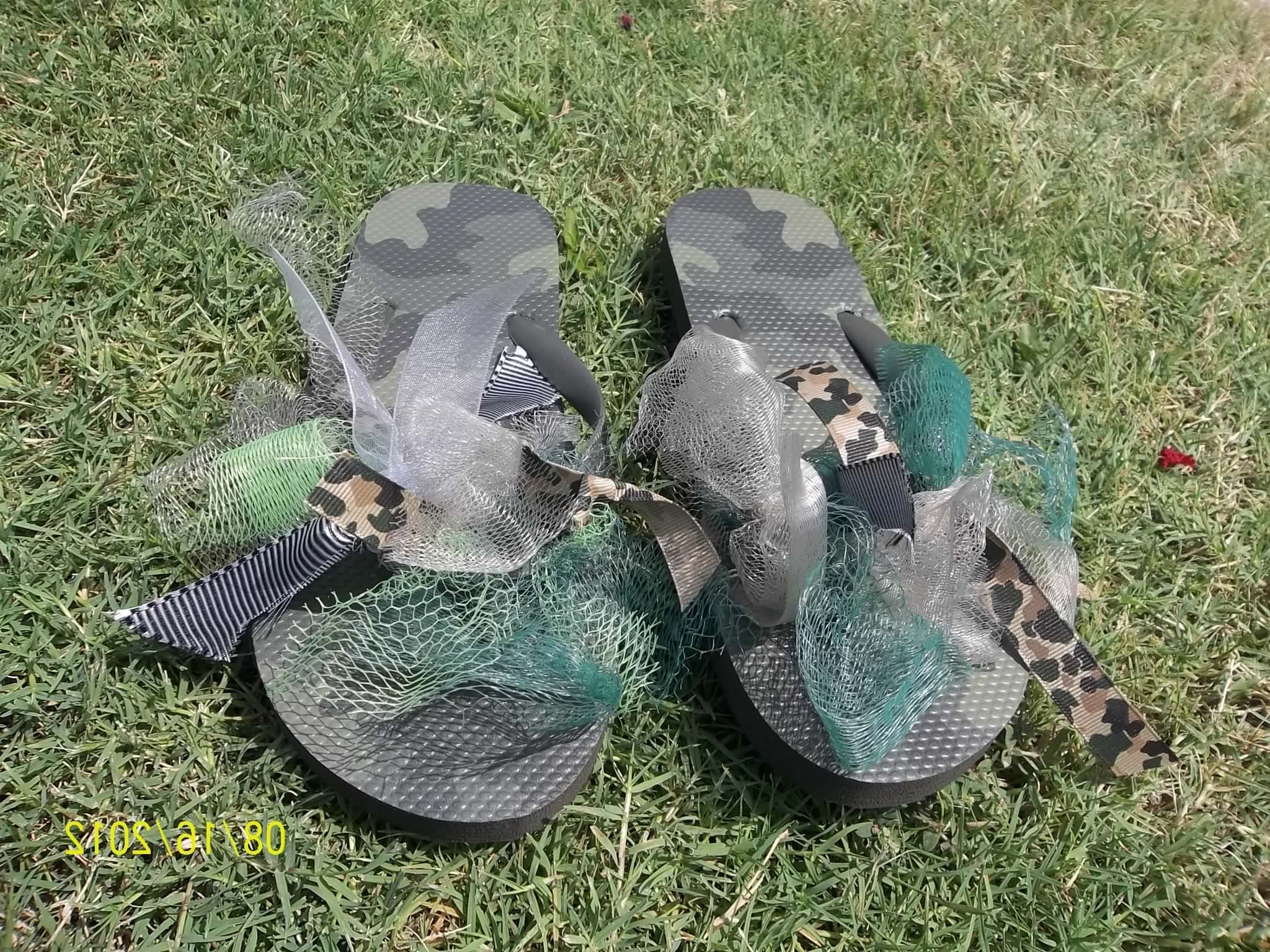 Preferred Dark Mocha Ribbon Chandeliers With Regard To Army Cam0uflage Camouflage Flops With Dark Green And Mocha (View 6 of 20)