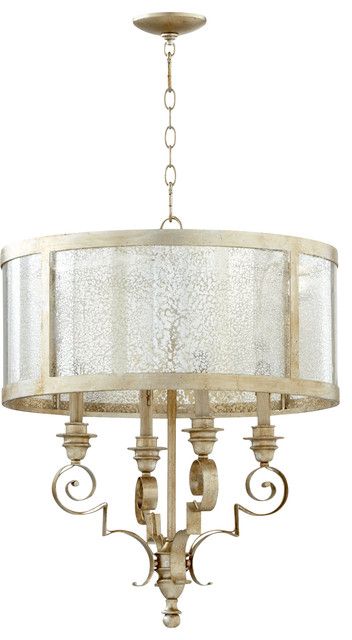 Recent Champlain 4 Light Chandelier In Aged Silver Leaf With Regard To Ornament Aged Silver Chandeliers (View 5 of 20)
