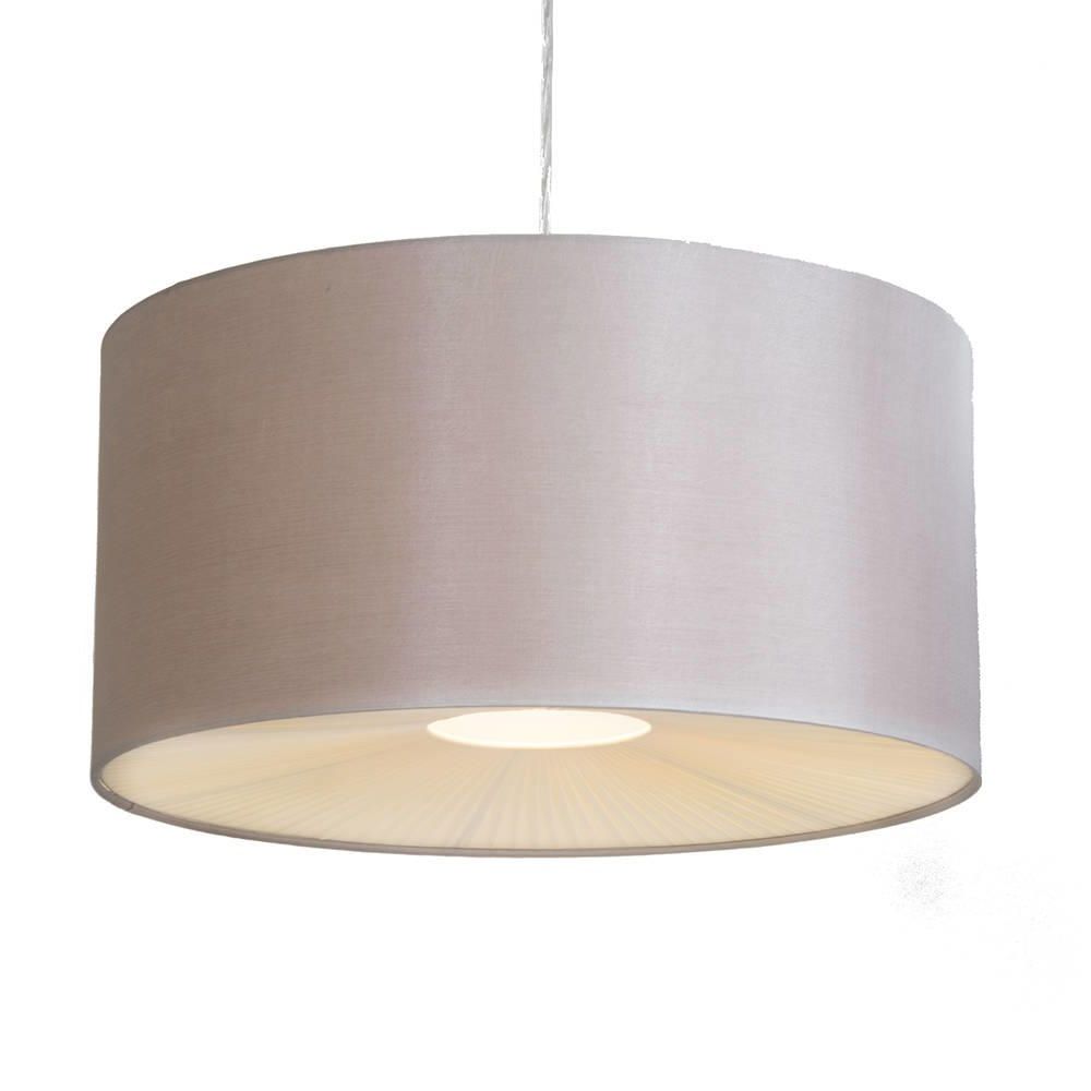 Recent Dark Mocha Ribbon Chandeliers In Large Ribbon Easy To Fit Ceiling Shade Drum – Mocha From (View 13 of 20)