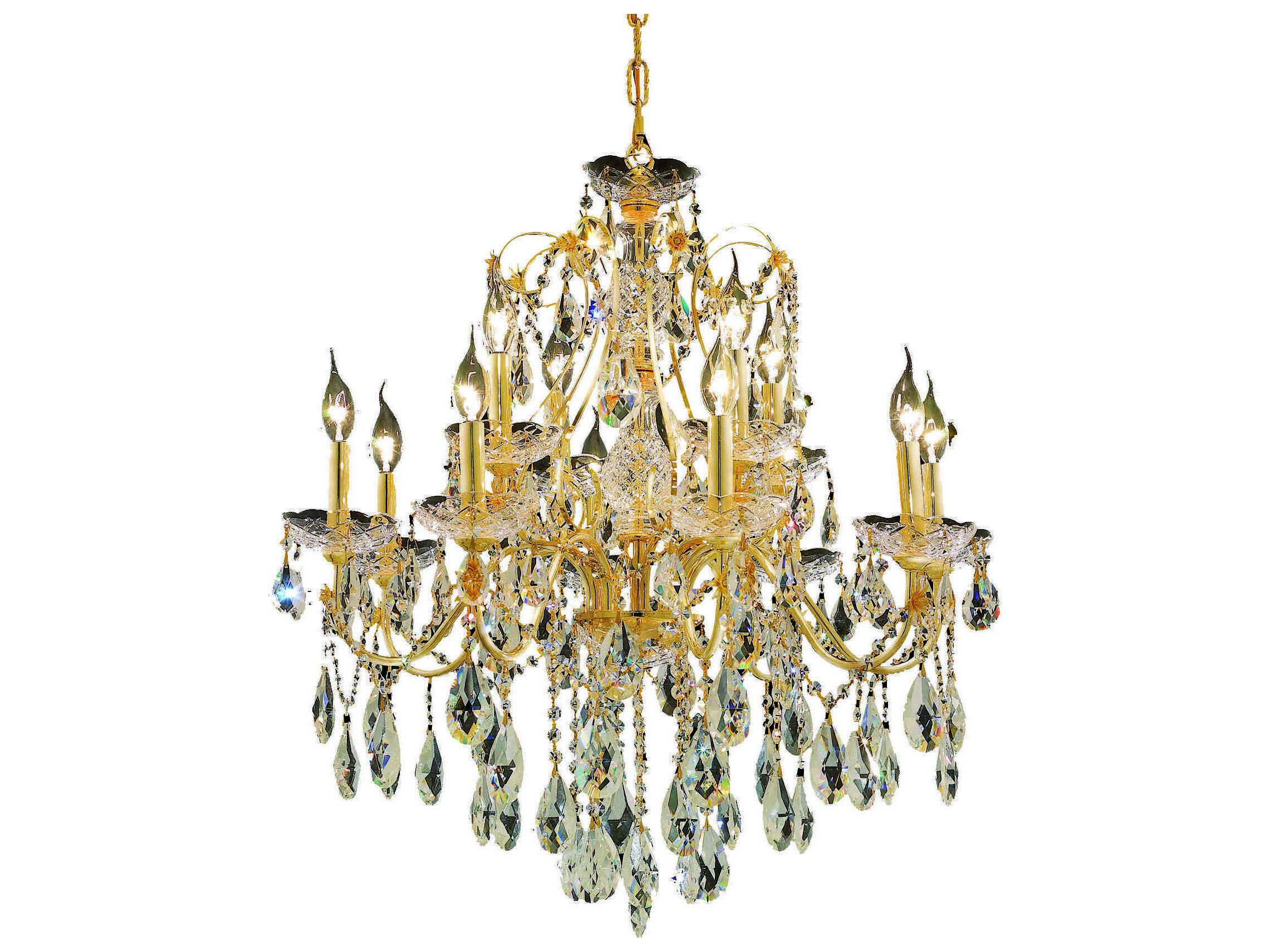 Royal Cut Crystal Chandeliers In Latest Elegant Lighting St (View 4 of 20)