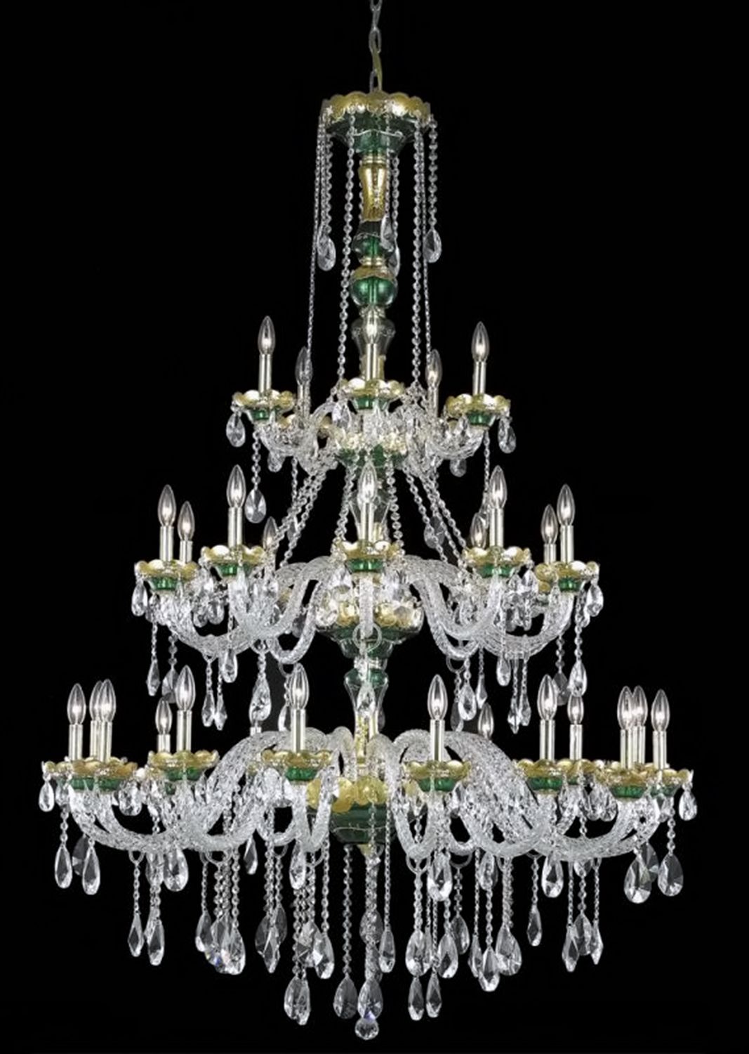 Royal Cut Crystal Chandeliers With Latest Elegant Lighting Royal Cut Clear Crystal Alexandria  (View 20 of 20)