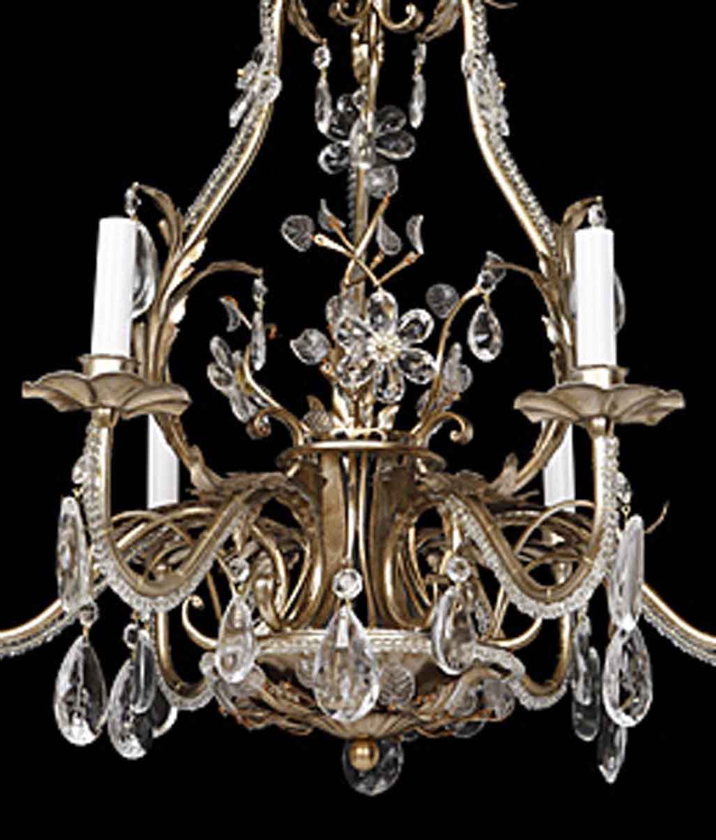 Soft Gold Crystal Chandeliers With Fashionable Italian Gold Gilt Crystal Chandelier (View 3 of 20)