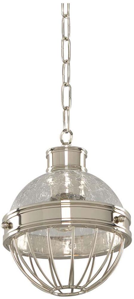 Well Known Kalco 311350pn Montauk Modern Polished Nickel Mini Pendant Intended For Polished Nickel And Crystal Modern Pendant Lights (View 5 of 20)