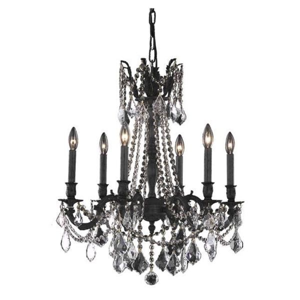 Well Known Shop Somette Lucerne 6 Light Royal Cut Crystal/ Dark Pertaining To Royal Cut Crystal Chandeliers (View 19 of 20)