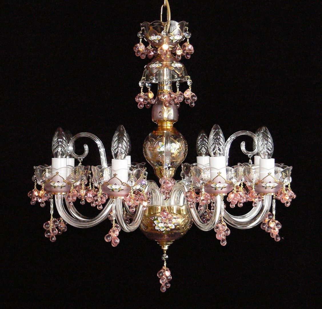 Well Known Soft Silver Crystal Chandeliers Intended For Decorative Crystal Chandeliers And Lamps With Soft Pastel (View 14 of 20)