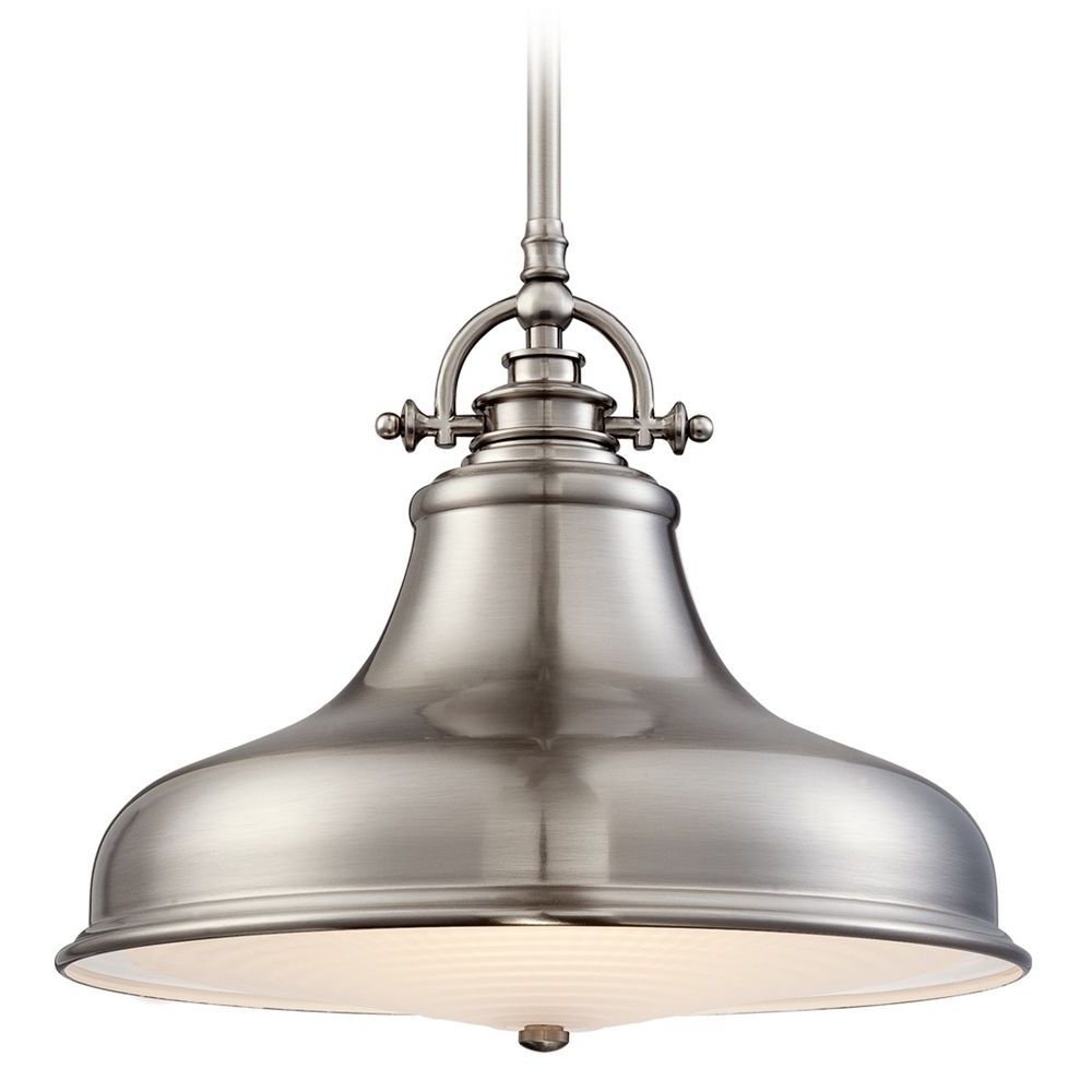 Widely Used Brushed Nickel Pendant Lights With Farmhouse Pendant Light Brushed Nickel Emeryquoizel (View 7 of 20)