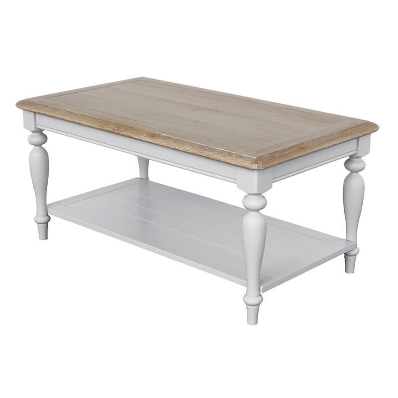 1 Shelf Coffee Tables With Regard To Well Known Olivia Coffee Table Grey & Oak 1 Shelf – Buy Online At Qd (View 17 of 20)