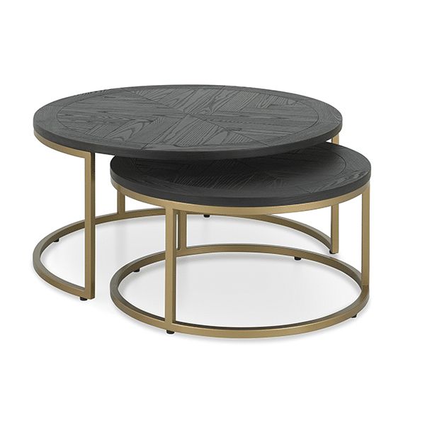 2018 Gray And Gold Coffee Tables Intended For Gold Statement Coffee Table – Charles 130cm Art Deco Black (View 7 of 20)
