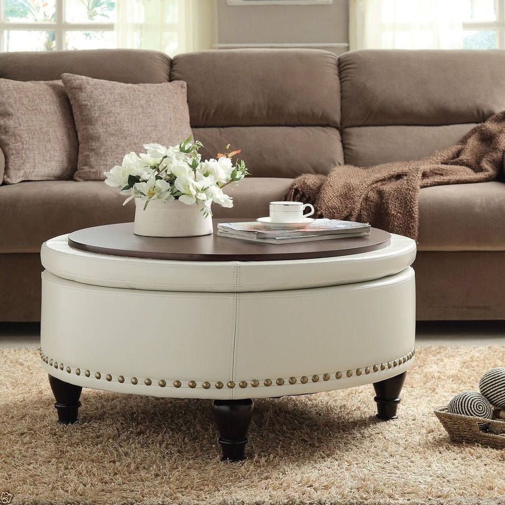 2019 Ecru And Otter Coffee Tables With The Round Coffee Tables With Storage – The Simple And (View 17 of 20)
