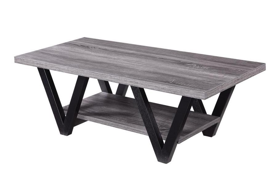 2019 Smoke Gray Wood Coffee Tables In Grey Wood Coffee Table – Steal A Sofa Furniture Outlet Los (View 9 of 20)