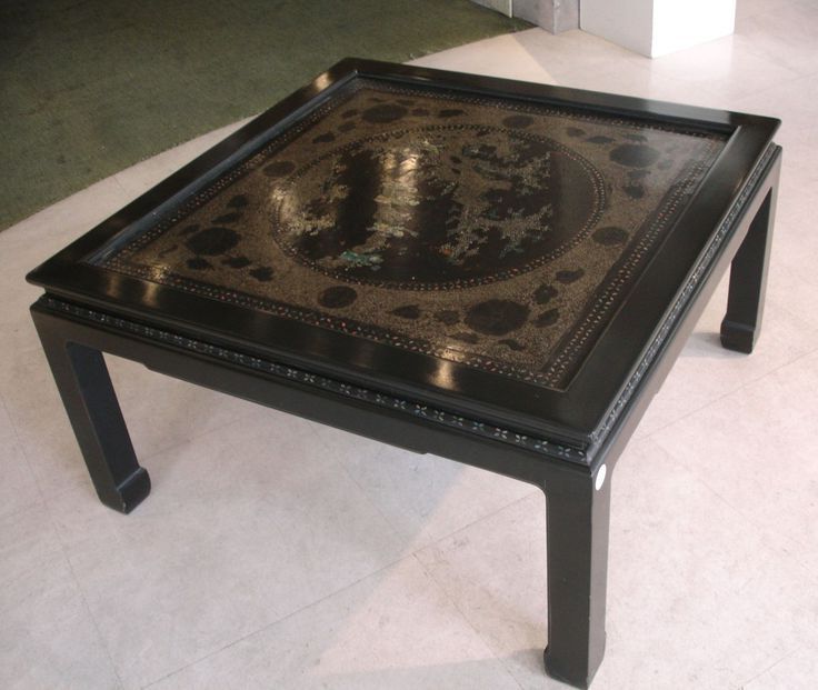 8 Oriental Black Lacquer Coffee Table Images Di 2020 In Well Known Dark Coffee Bean Cocktail Tables (View 16 of 20)