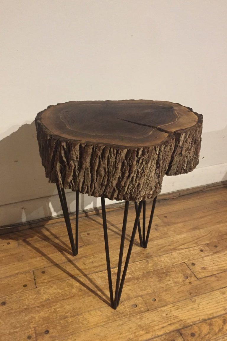 Aged Black Coffee Tables For Well Known Black Walnut Stump Round Coffee Table – Woodify Canada (View 20 of 20)