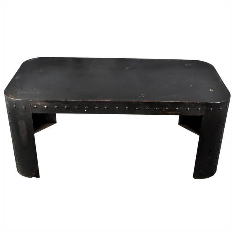 Aged Black Iron Coffee Tables In 2019 Nottingham Jet Black Industrial Wrought Iron Coffee Table (View 20 of 20)