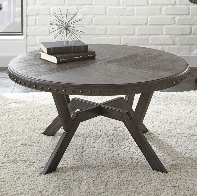 Barnside Round Cocktail Tables Inside 2019 Alamo Round Cocktail Table – 1stopbedrooms (View 10 of 20)