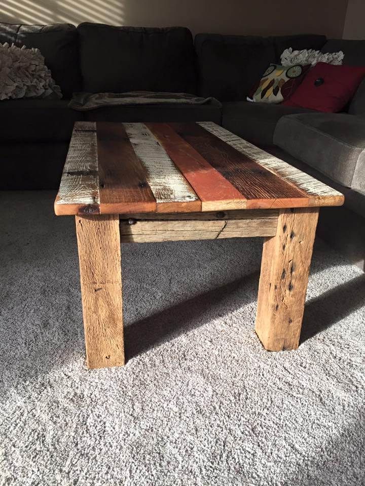 Barnwood Coffee Tables Within Newest Reclaimed Barn Wood Coffee Table – Diy & Crafts (View 10 of 20)