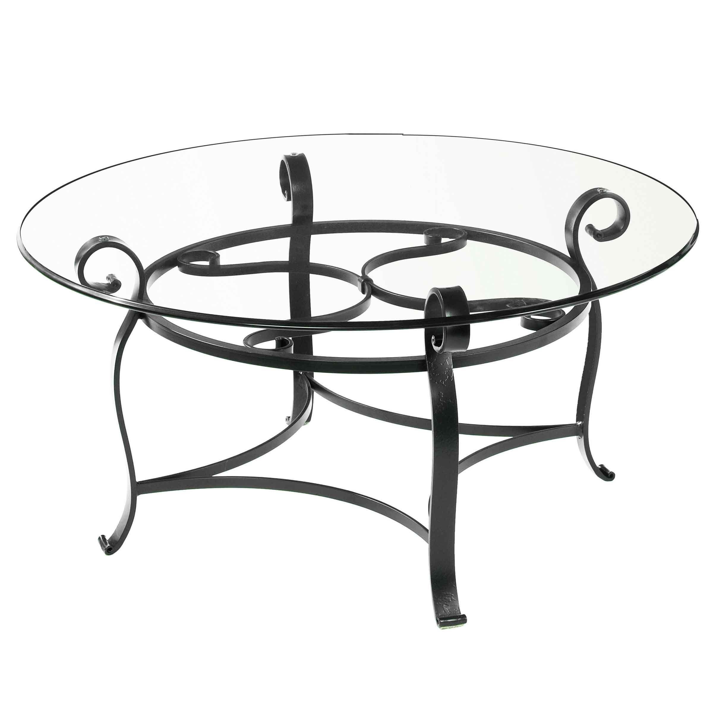Best And Newest Round Iron Coffee Tables Throughout Pictured Is The Camino 42 In Round Cocktail Table Which (View 19 of 20)