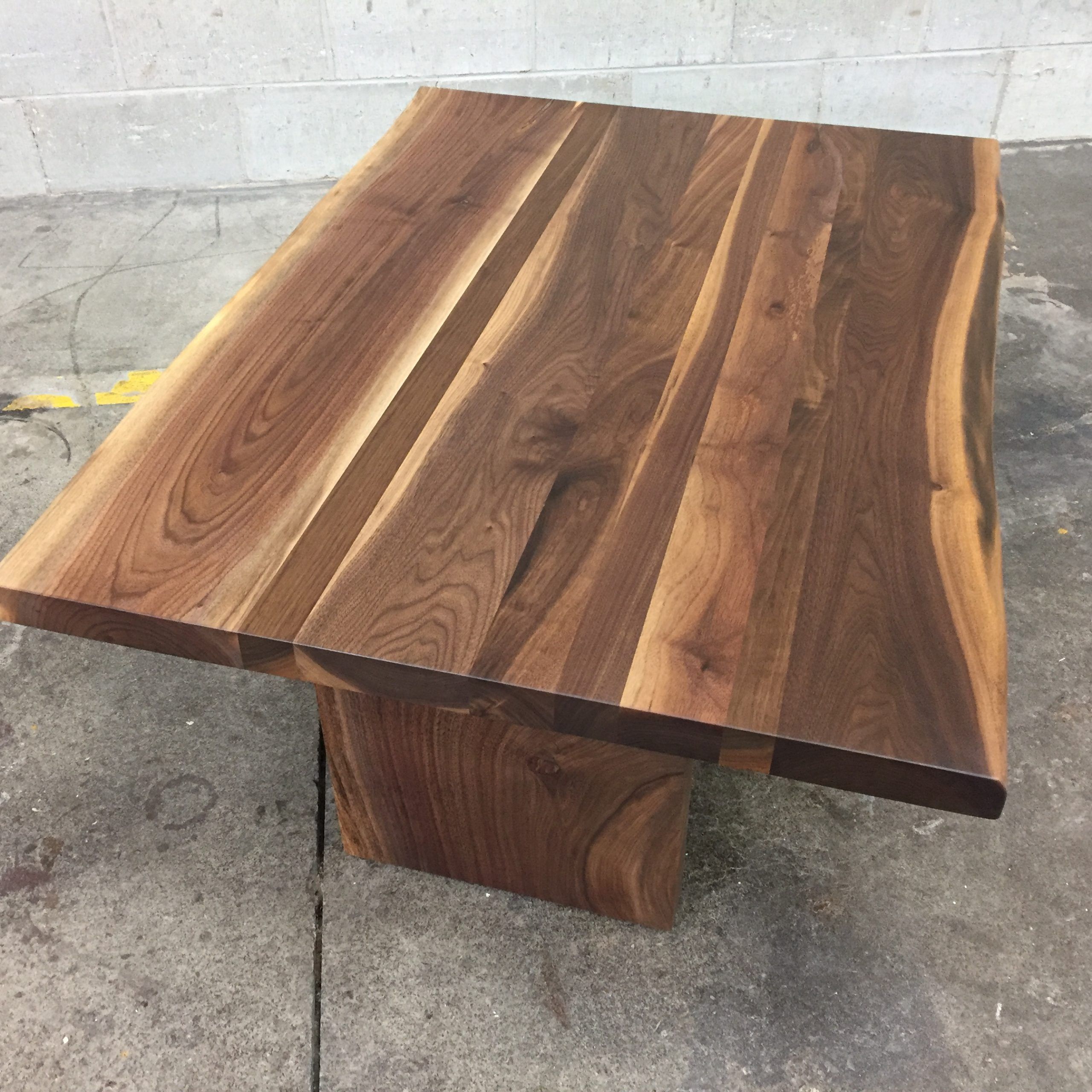 Black Coffee Tables In Best And Newest Laminated Live Edge Black Walnut Coffee Table – Solu (View 13 of 20)