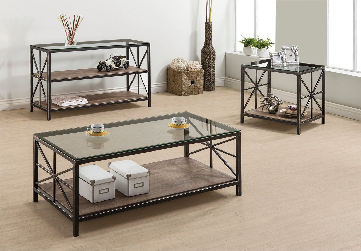 Black Coffee Tables Within Newest Avondale Black Glass Coffee Table – Steal A Sofa Furniture (View 2 of 20)
