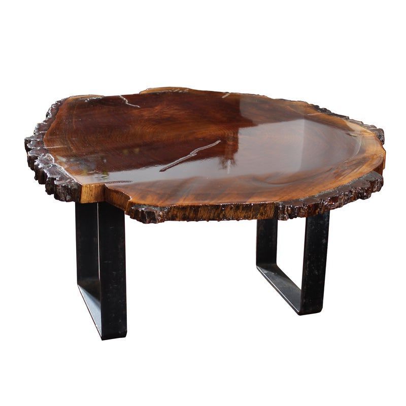 Black Walnut Slab Coffee Table For Sale (View 10 of 20)